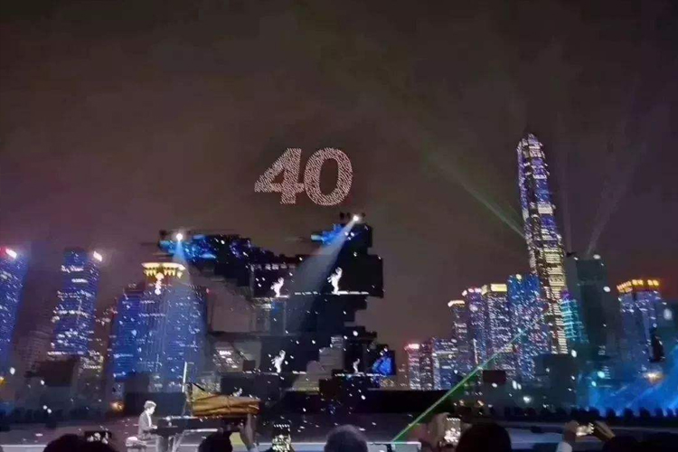 深圳中心區(qū)燈光秀